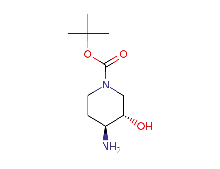 (3S,4S)-4-a미노-3-히드록시-피페리딘-1-카르복실산 tert-부틸 에스테르
