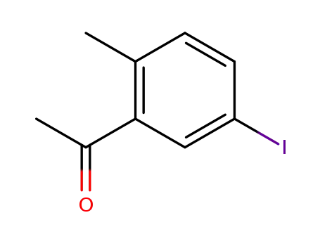 Molecular Structure of 52107-54-7 (1-(5-Iodo-2-methylphenyl)ethanone)