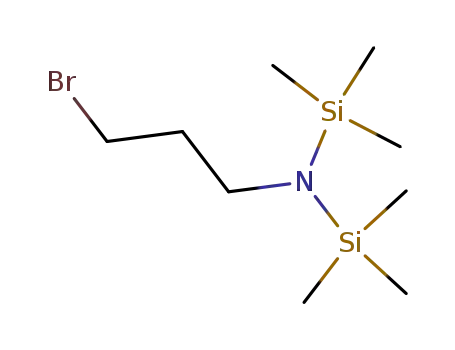 Molecular Structure of 172851-95-5 (Silanamine, N-(3-bromopropyl)-1,1,1-trimethyl-N-(trimethylsilyl)-)