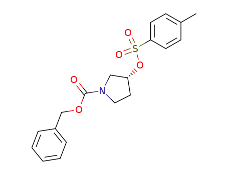 (R) -3- (톨루엔 -4- 술 포닐 옥시)-피 롤리 딘 -1- 카르 복실 산 벤질 에스테르