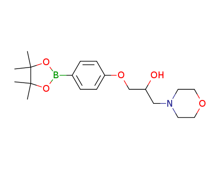 1-morpholino-3-(4-(4,4,5,5-tetramethyl-1,3,2-dioxaborolan-2-yl)phenoxy)propan-2-ol