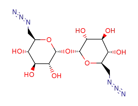 Molecular Structure of 18933-88-5 (a-D-Glucopyranoside,6-azido-6-deoxy-a-D-glucopyranosyl6-azido-6-deoxy-)