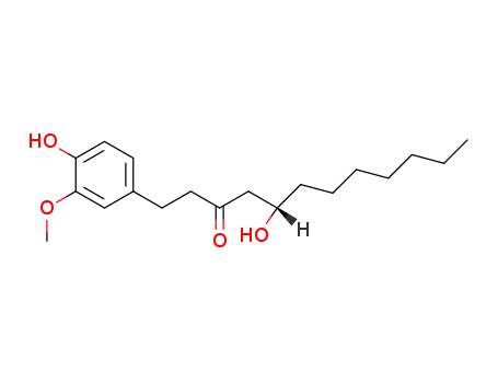 3-Dodecanone,5-hydroxy-1-(4-hydroxy-3-methoxyphenyl)-, (5S)-