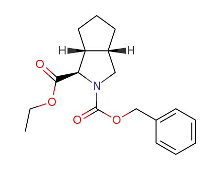 헥사하이드로-, 1-에틸-2-(페닐메틸) 에스테르, (1R,3aS,6aR)-