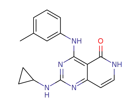 2-(cyclopropylamino)-4-(m-tolylamino)pyrido[4,3-d]pyrimidin-5(6H)-one
