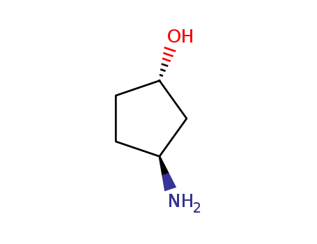 Molecular Structure of 946593-67-5 ((1S,3S)-3-Aminocyclopentanol)