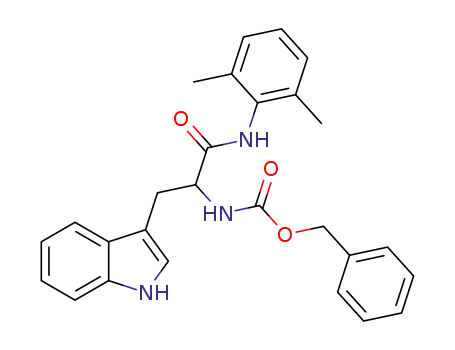 benzyl 2-(2,6-dimethylanilino)-1-(1H-indol-3-ylmethyl)-2-oxoethylcarbamate