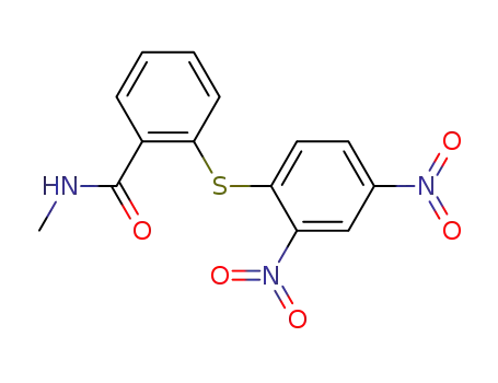 2-(2,4-dinitro-phenylsulfanyl)-N-methyl-benzamide