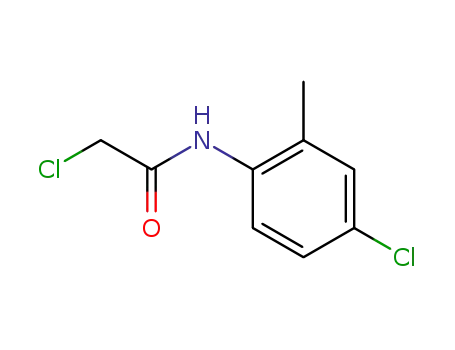 Molecular Structure of 62593-77-5 (N1-(4-CHLORO-2-METHYLPHENYL)-2-CHLOROACETAMIDE)