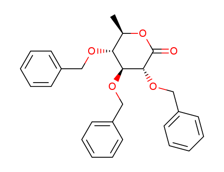 (3R,4S,5R,6R)-3,4,5-tris(benzyloxy)-6-methyltetrahydro-2H-pyran-2-one