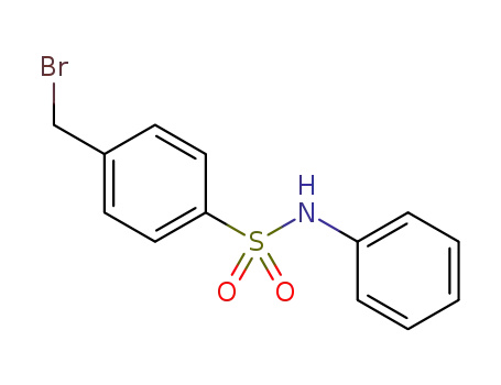 Molecular Structure of 1308718-76-4 (4-(bromomethyl)-N-(phenyl)benzenesulfonamide)