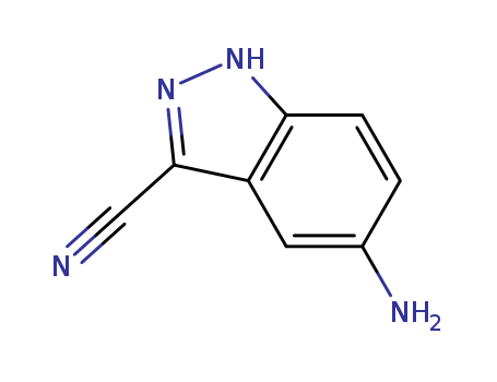 1H-Indazole-3-carbonitrile, 5-amino-