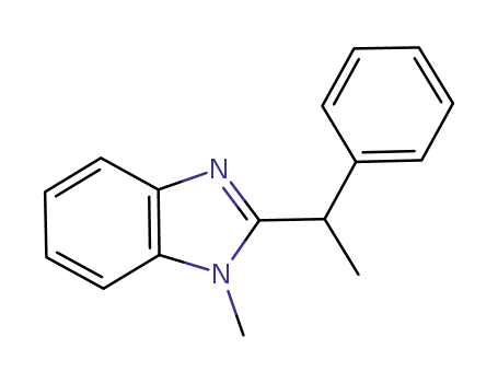 Molecular Structure of 1237776-30-5 (1-methyl-2-(1-phenylethyl)-1H-benzo[d]imidazole)