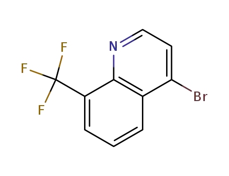 Molecular Structure of 260973-10-2 (4-Bromo-8-trifluoromethylquinoline)