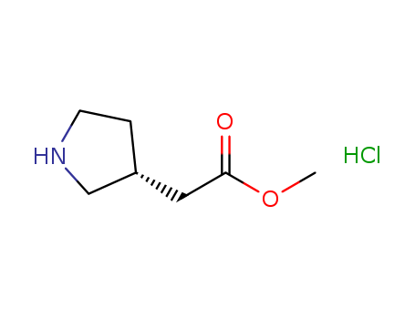 methyl 2-[(3R)-pyrrolidin-3-yl]acetate,hydrochloride