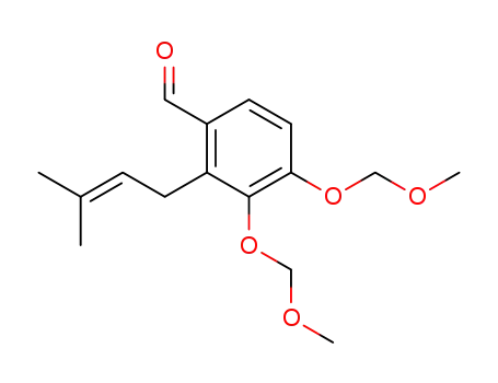 Benzaldehyde, 3,4-bis(methoxymethoxy)-2-(3-methyl-2-butenyl)-