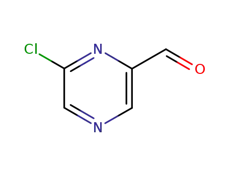 Molecular Structure of 874114-34-8 (Pyrazinecarboxaldehyde, 6-chloro-)