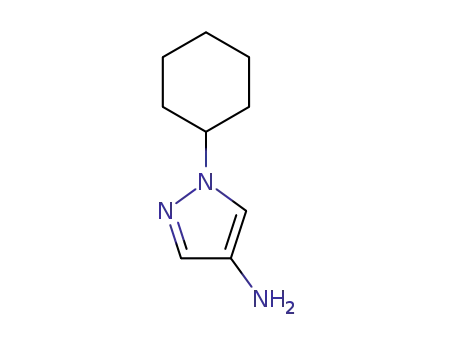 Molecular Structure of 97421-23-3 (1-cyclohexyl-1H-pyrazol-4-amine)