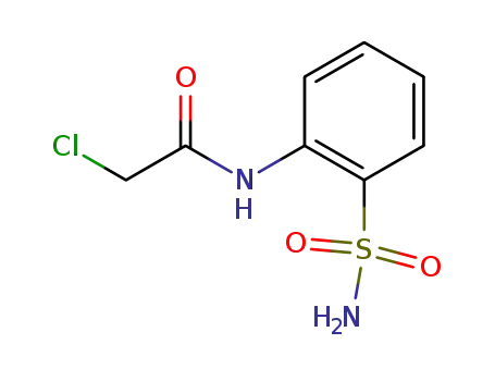 Molecular Structure of 89981-37-3 (Acetamide, N-[2-(aminosulfonyl)phenyl]-2-chloro-)