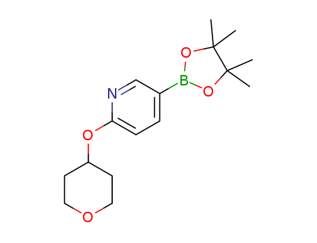 2-(Tetrahydropyran-4-yloxy)-5-(4,4,5,5-tetramethyl-[1,3,2]dioxaborolan-2-yl)pyridine