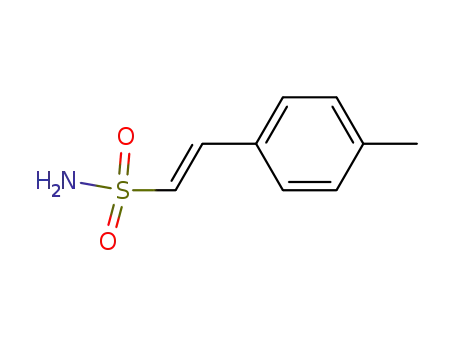 Molecular Structure of 64984-10-7 (Ethenesulfonamide, 2-(4-methylphenyl)-, (1E)-)