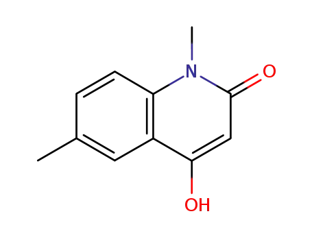 Molecular Structure of 54675-24-0 (2(1H)-Quinolinone,4-hydroxy-1,6-dimethyl-(9CI))