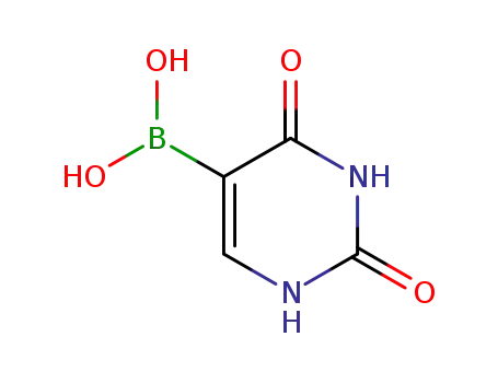 Molecular Structure of 70523-22-7 (URACIL-5-BORONIC ACID)