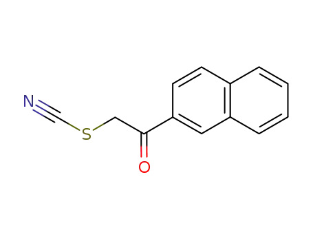 Molecular Structure of 19339-62-9 (2-NAPHTHOYLMETHYL THIOCYANATE)