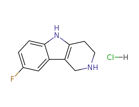8- 플루오로 -2,3,4,5- 테트라 하이드로 -1H- 피리도 [4,3-b] 인돌 하이드로 클로라이드