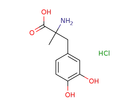 2-amino-3-(3,4-dihydroxyphenyl)-2-methyl-propanoic acid hydrochloride