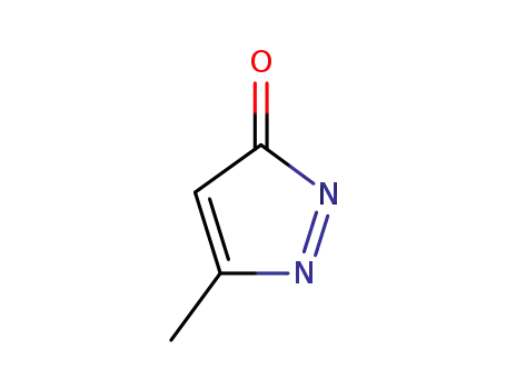 Molecular Structure of 3206-39-1 (3H-Pyrazol-3-one, 5-methyl-)