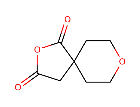 Molecular Structure of 5270-49-5 (2,8-Dioxaspiro[4.5]decane-1,3-dione)