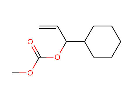 Molecular Structure of 204930-44-9 (Carbonic acid, 1-cyclohexyl-2-propenyl methyl ester)