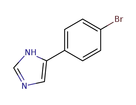 Molecular Structure of 13569-96-5 (4-(4-BROMO-PHENYL)-1H-IMIDAZOLE)