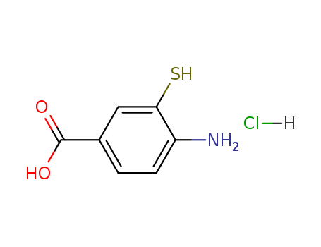 Benzoic acid, 4-amino-3-mercapto-, hydrochloride