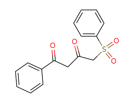 Molecular Structure of 6338-85-8 (1-phenyl-4-(phenylsulfonyl)butane-1,3-dione)
