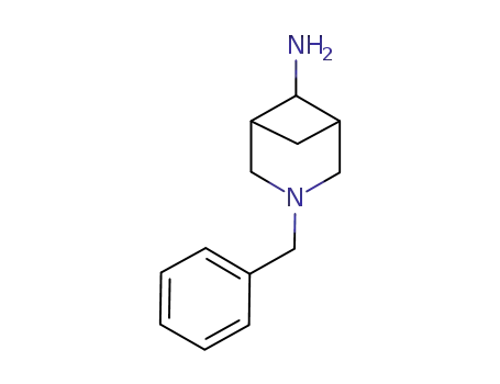 Molecular Structure of 1245794-60-8 (3-benzyl-3-azabicyclo[3.1.1]heptan-6-aMine)