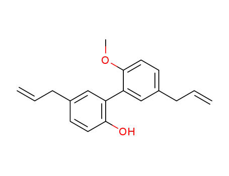 Molecular Structure of 87980-21-0 (2-O-methylmagnolol)