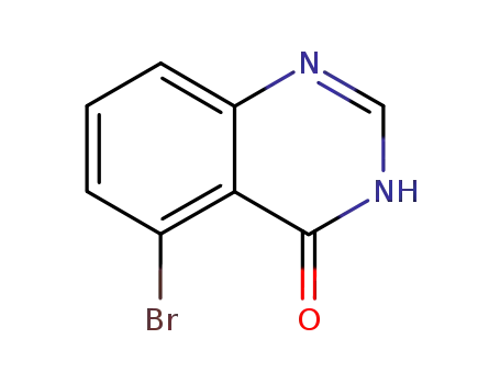 Molecular Structure of 147006-47-1 (5-bromoquinazolin-4-ol)