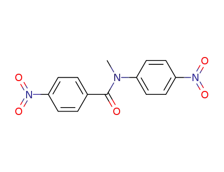 Molecular Structure of 33675-69-3 (N-Methyl-4-nitro-N-(4-nitrophenyl)benzamide)