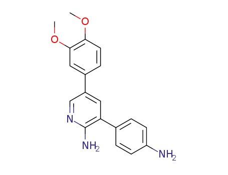 3-(4-aminophenyl)-5-(3,4-dimethoxyphenyl)pyridin-2-amine