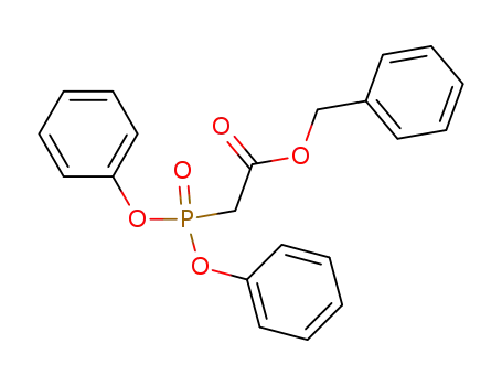 Acetic acid, 2-(diphenoxyphosphinyl)-, phenylmethyl ester