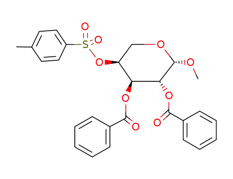 메틸 2-O, 3-O- 디 벤조일 -4-O- (p- 톨 릴설 포닐) -β-L- 아라 비노 피 라노 사이드
