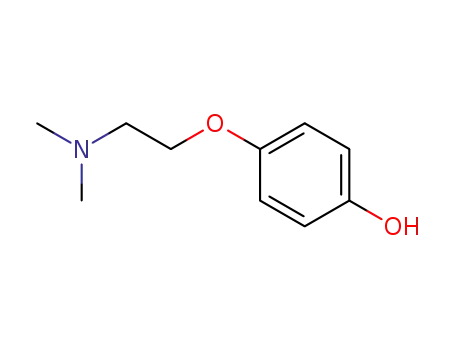Molecular Structure of 100238-29-7 (Phenol, 4-[2-(dimethylamino)ethoxy]-)