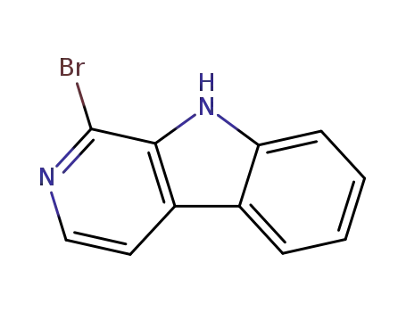 Molecular Structure of 159898-15-4 (9H-Pyrido[3,4-b]indole, 1-bromo-)