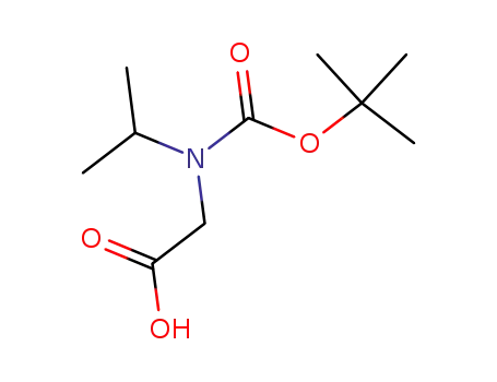 Molecular Structure of 154509-63-4 (N-BOC-N-ISOPROPYL-AMINO-ACETIC ACID)