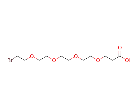 Molecular Structure of 1393330-38-5 (Bromo-PEG4-acid)