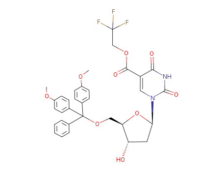 5'-O-DMT-5-(2,2,2-trifluoroethyloxy-carbonyl)-2'-deoxyuridine
