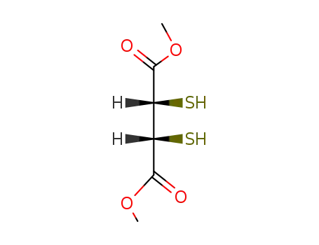 Molecular Structure of 27887-85-0 (meso-dimercaptosuccinic acid dimethylester)