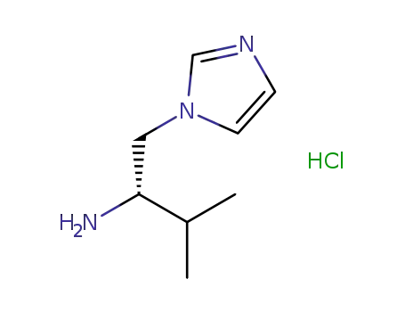 Molecular Structure of 1172472-37-5 (2-IMIDAZOL-1-YL-1-ISOPROPYL-ETHYLAMINE 2HCL)